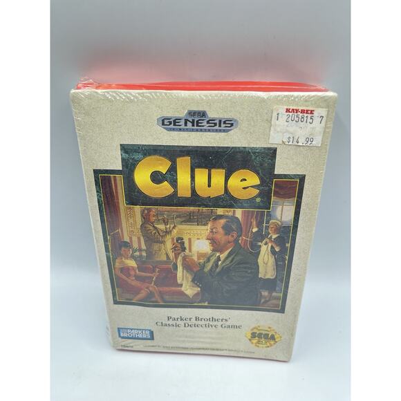 Clue (Sega Genesis 1992) Brand New, Factory Sealed, RARE
